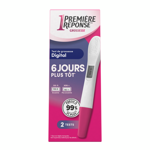 Test de grossesse First Response(MC) Digital, 2 tests