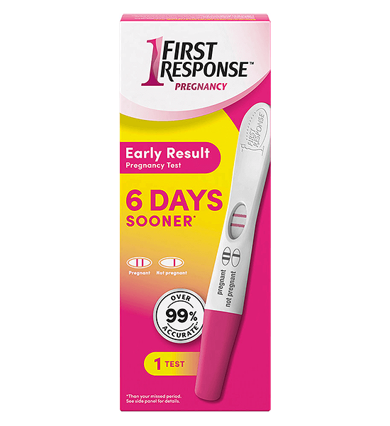 First Response Early Result Pregnancy Test.