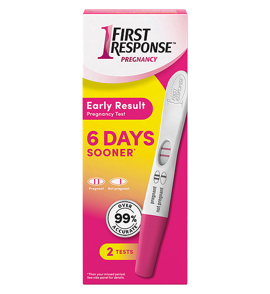 First Response Early Result Pregnancy Test 2-count.